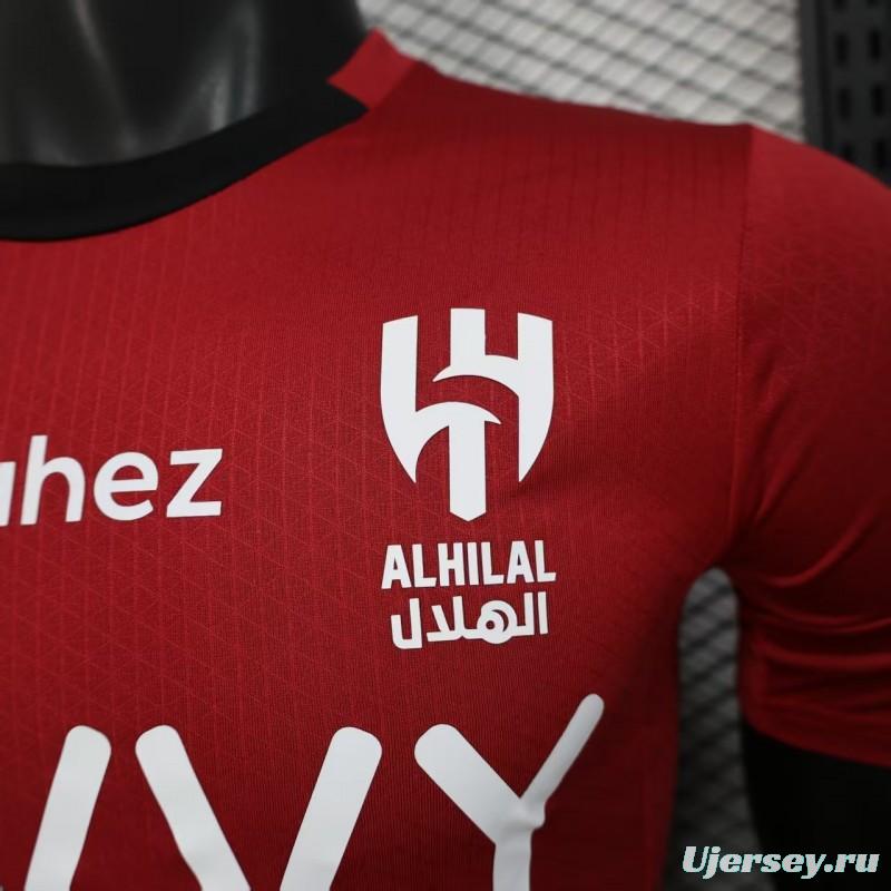 Player Version 25/26 Al Hilal Red Jersey