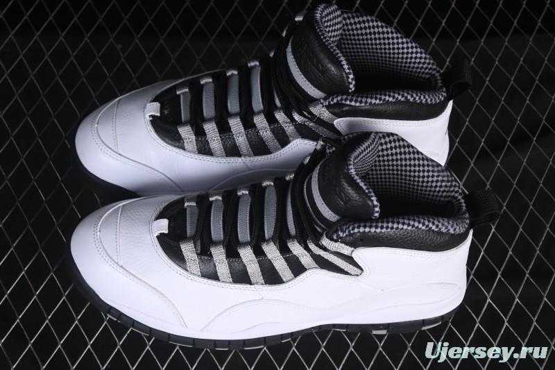 Nike Air Jordan 10 Retro Light Steel Grey Basketball Shoes - HJ6779-104