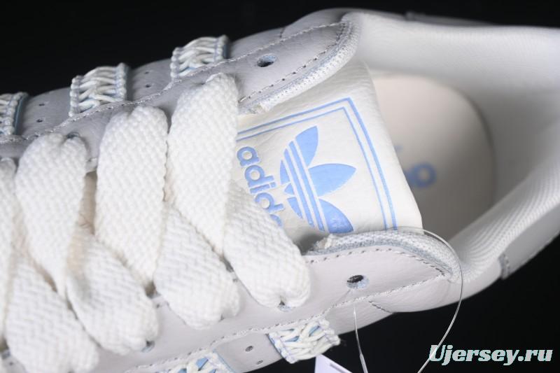 Adidas Superstar II J Casual Sneakers with Shell Toe Design - JQ8729