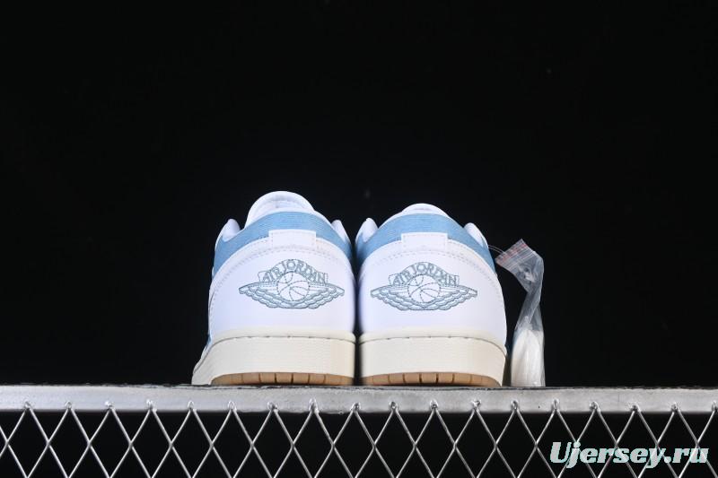 Nike Air Jordan 1 Low Denim Retro Basketball Shoes - HQ2004-400