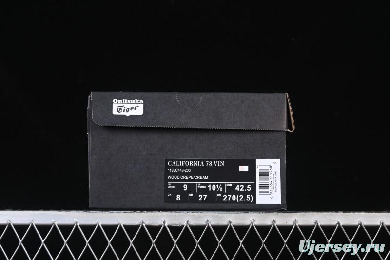 Onitsuka Tiger EDR 78 Comfortable Versatile Slip-Resistant Low-Top Running Shoes - 1183C443-200