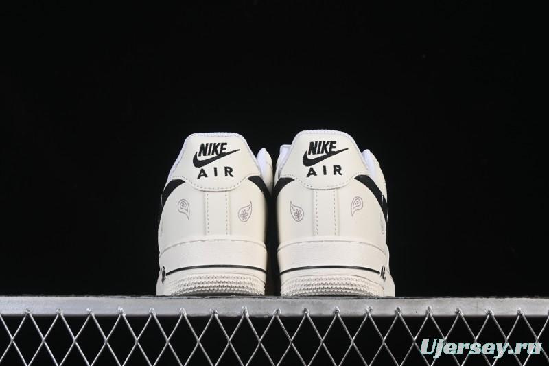 Nike Air Force 1 '07 Low Casual Sneakers in White Black - ZH0318-128