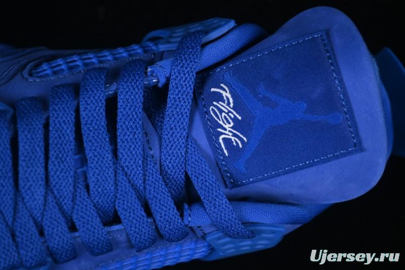 Nike Nigel Sylvester x Air Jordan 4 Retro Blue Collaboration Basketball Shoes - HF4340-400