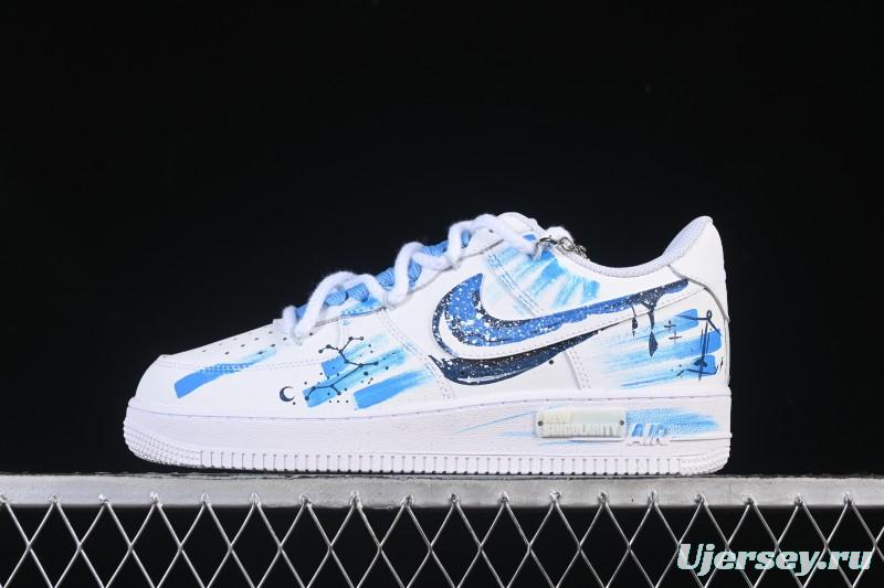 Nike Air Force 1 '07 Low Sagittarius Hand-Painted Doodle Zodiac Series Low-Top Casual Sneakers - 11231221