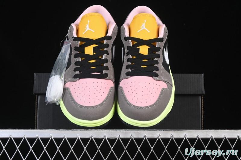 Nike Air Jordan 1 Low Tokyo Bio Hack Casual Sneakers - HQ2010-005