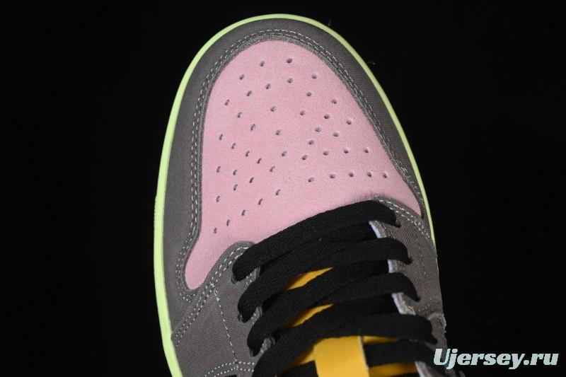 Nike Air Jordan 1 Low Tokyo Bio Hack Casual Sneakers - HQ2010-005