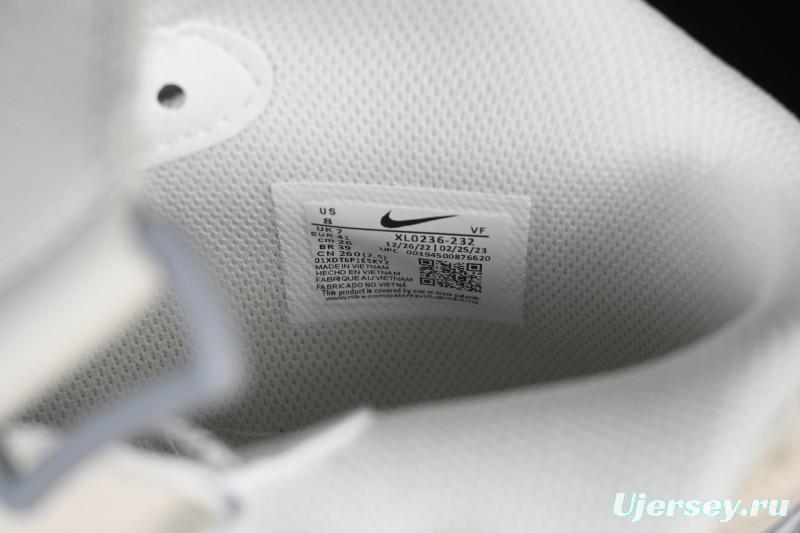 Nike Air Force 1 Mid Light Gray Two-Tone Sole All-Star Starry Sky Mid-Top Casual Skate Shoes - XL0236-232