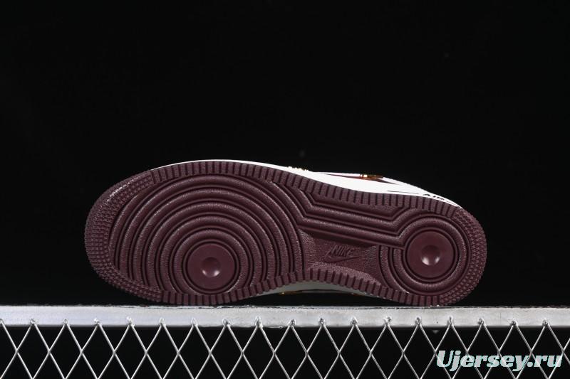 Nike Air Force 1'07 Low Casual Sneakers with Full-Length Air Cushion - IR0485-611