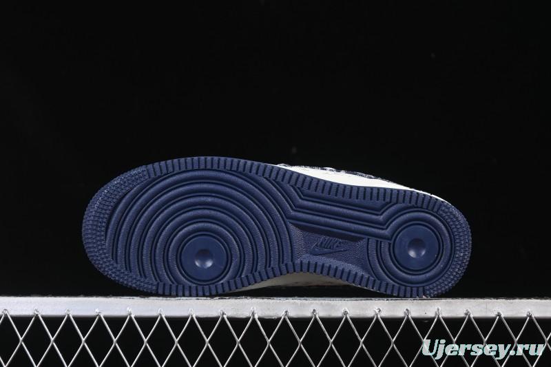 Nike Air Force 1 '07 Low LV Collaboration White Blue Casual Sneakers - YF9511-812