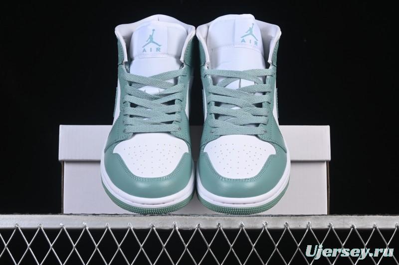 Nike Air Jordan 1 Mid Jade Smoke - BQ6472-138