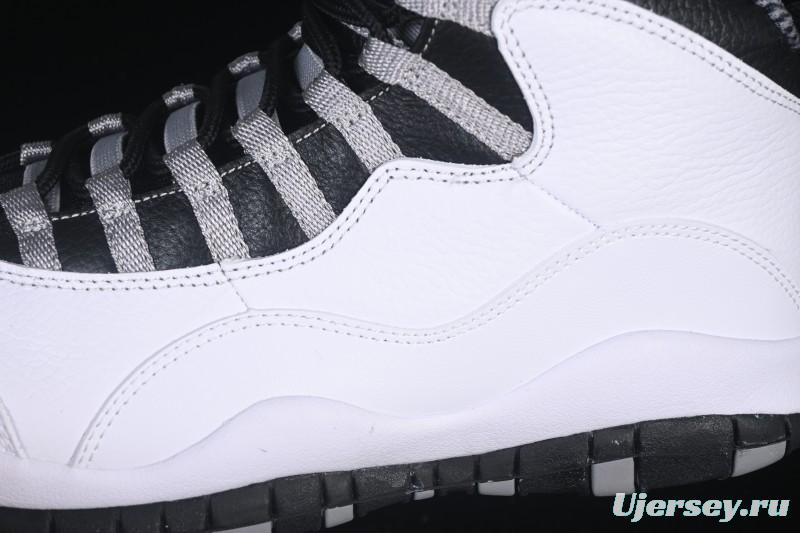 Nike Air Jordan 10 Retro Light Steel Grey Basketball Shoes - HJ6779-104