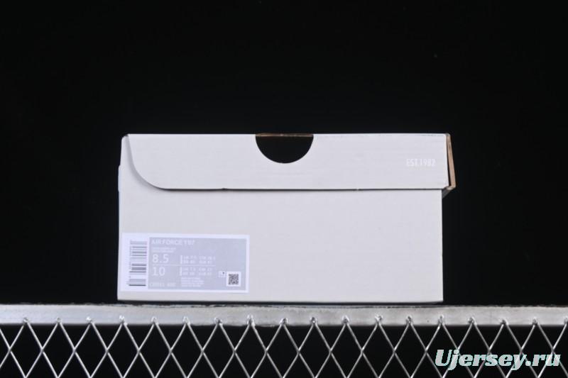 Nike Air Force 1'07 Low Flyknit Black Green Casual Sneakers - CI0051-600