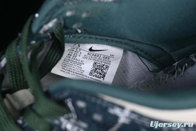 Nike SB Dunk Low BAPE Collaboration White Army Green Anniversary High-End Custom Low-Top Casual Skate Shoes - SC0601-465