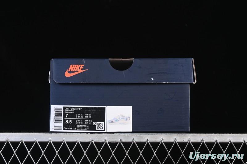 Nike Air Force 1 '07 Low Fantasy Cowboy Hand-Drawn Graffiti Casual Sneakers - CW1888-116