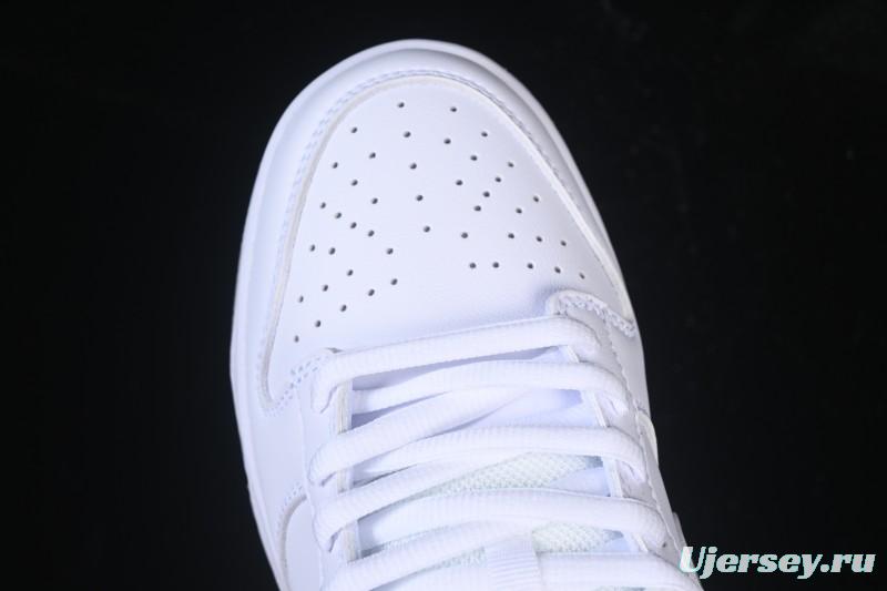 Nike Supreme x Dunk SB Dunk Low White Low-Top Casual Skate Shoes - HQ8487-100