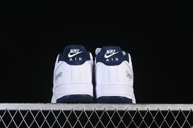 Nike Air Force 1'07 Low White Blue Casual Sneakers - ZH0316-119