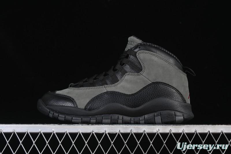 Nike Air Jordan 10 Retro Shadow Grey Basketball Shoes - HJ6779-001