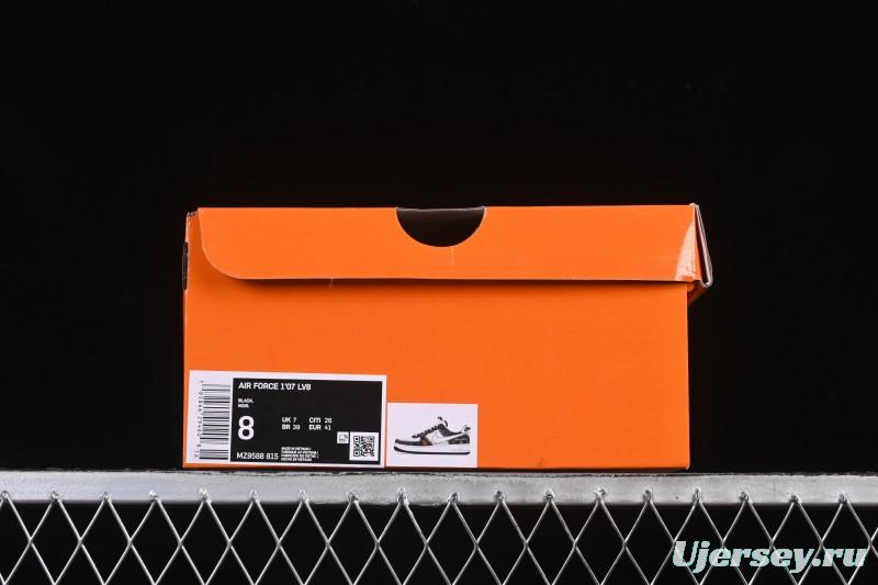 Nike Air Force 1 '07 Low LV Collaboration Denim Beige Black Stitching Casual Sneakers - MZ9588-815