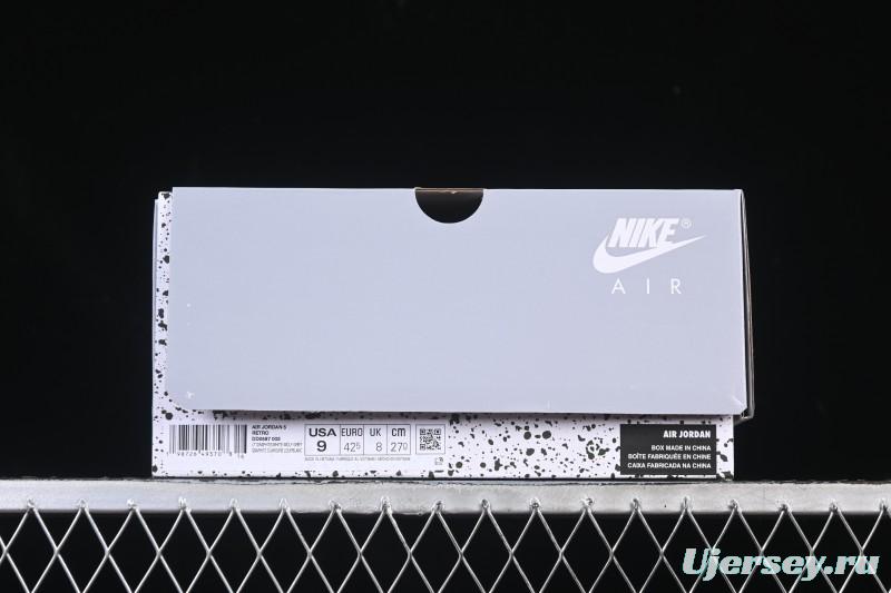 Nike Air Jordan 5 Retro Basketball Shoes with Wolf Grey Design - DD0587-002