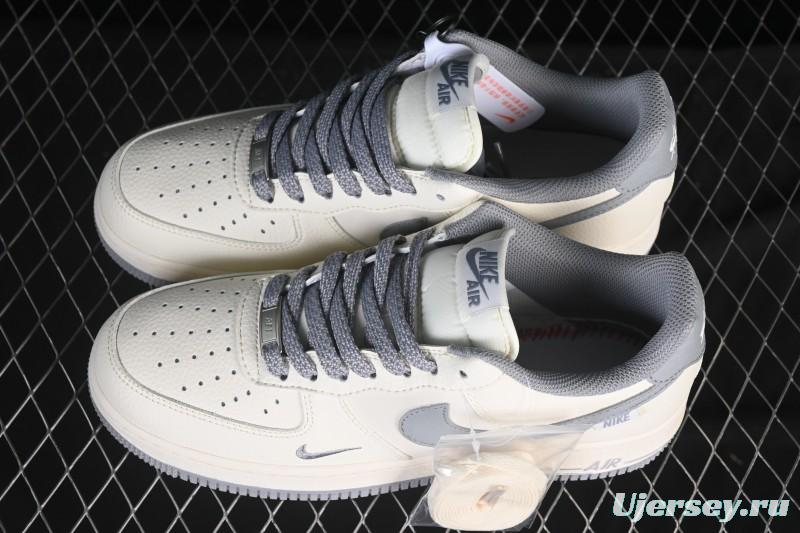 Nike Air Force 1'07 Low Classic Gray Casual Sneakers - SM6668-106