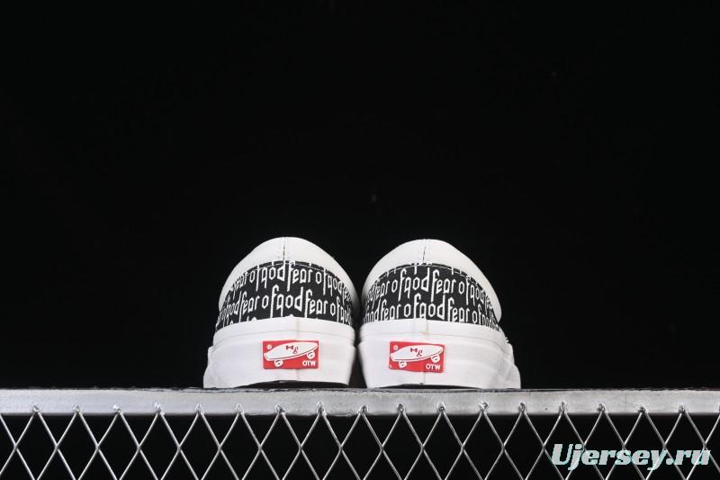 Vans Era 44 Low-Top Casual Skate Shoes with All-Over Logo Print - VN0A3MQ5PZP1