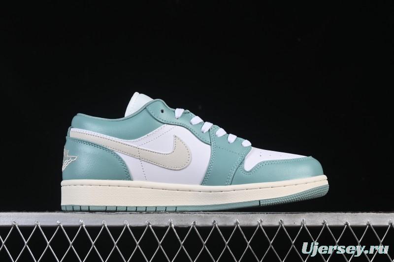 Nike Air Jordan 1 Low AJ1 Fresh Mint Green Low-Top Casual Skate Shoes DC0774-138