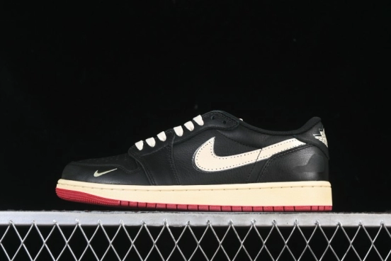 Nike Nigel Sylvester x Air Jordan 1 Low Lifestyle Casual Skate Shoes - IB8958-001