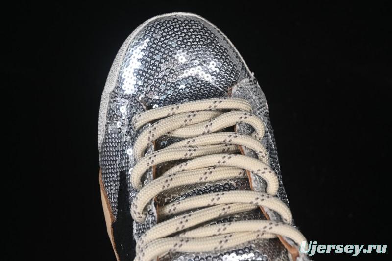 Golden Goose True Star Distressed Leather Sneakers - GGDB
