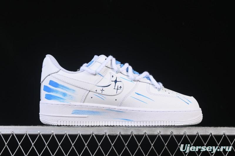 Nike Air Force 1 '07 Low Sagittarius Hand-Painted Doodle Zodiac Series Low-Top Casual Sneakers - 11231221