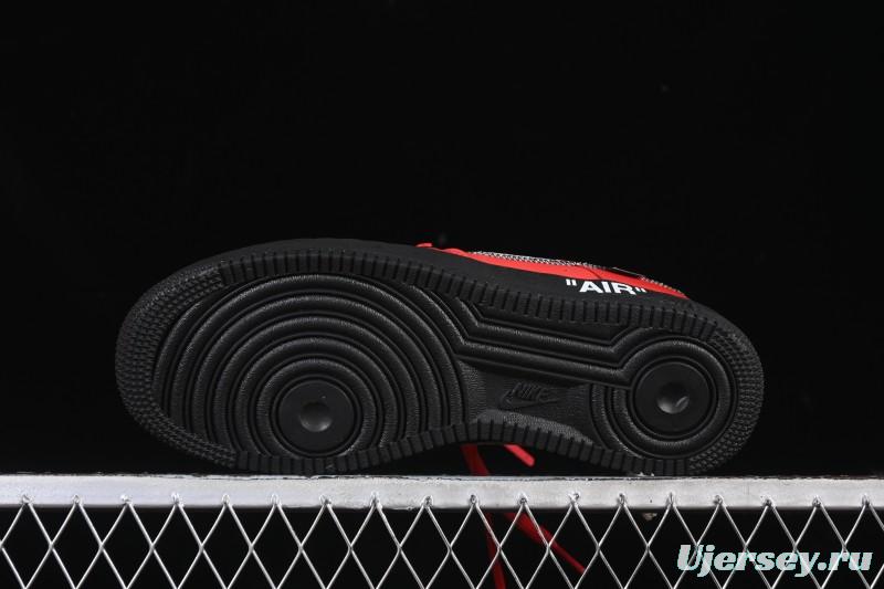 Nike Off White Air Force 1 '07 Low Casual Sports Sneakers - DD1876-600