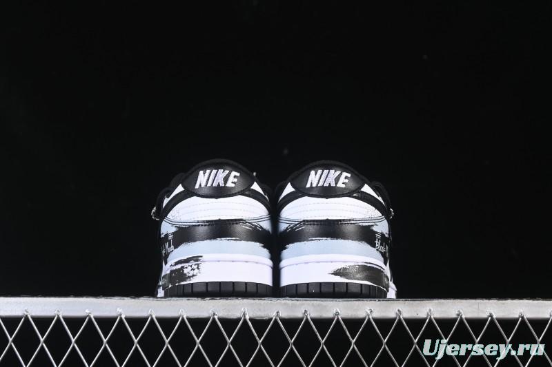 Nike SB Dunk Low Strap Custom Low-Top Casual Skate Shoes - DD1391-100