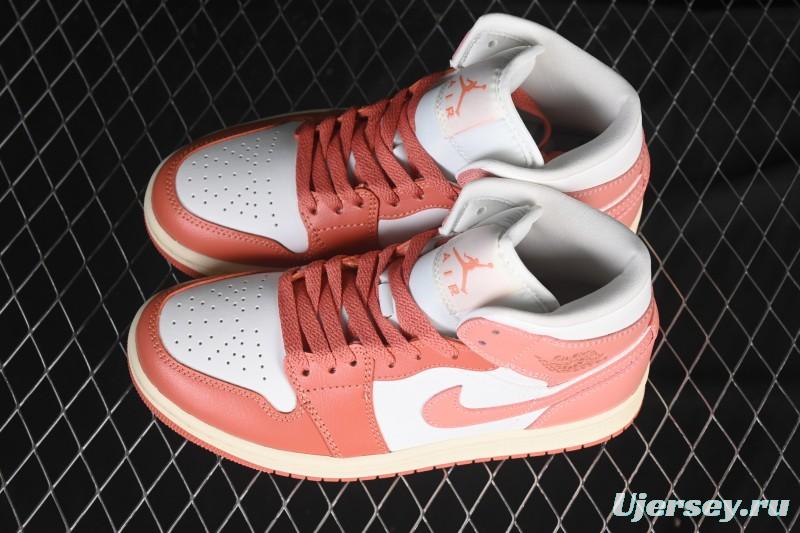 Nike Air Jordan 1 Mid AJ1 Orange Sunshine - DQ8426-180