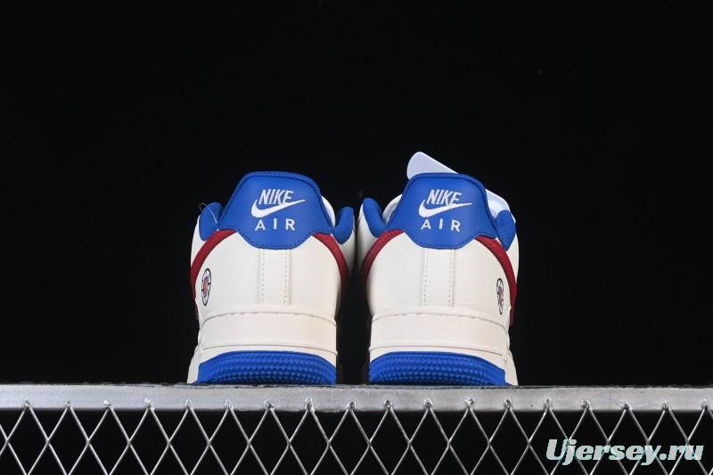 Nike Air Force 1 '07 Low NBA Collaboration Clippers Blue Red Casual Sneakers - QW5606-274