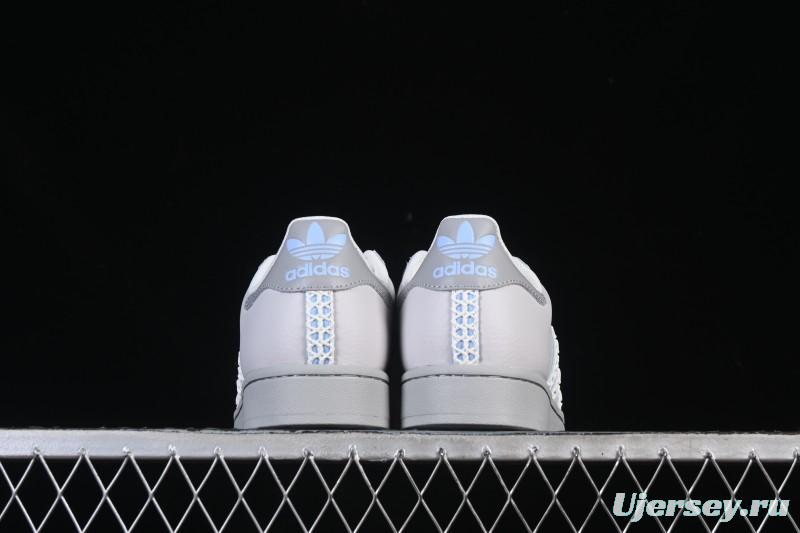 Adidas Superstar II J Casual Sneakers with Shell Toe Design - JQ8729