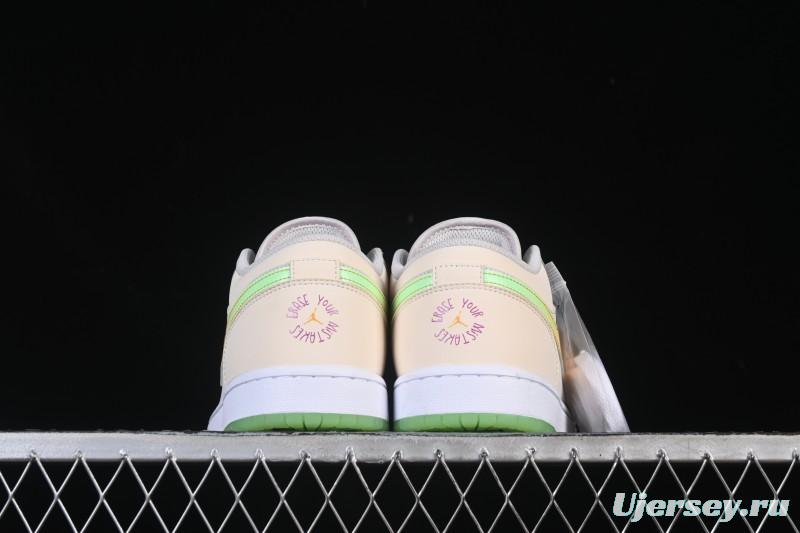 Nike Air Jordan 1 Low Tokyo Bio Hack Casual Sneakers - HQ2030-001