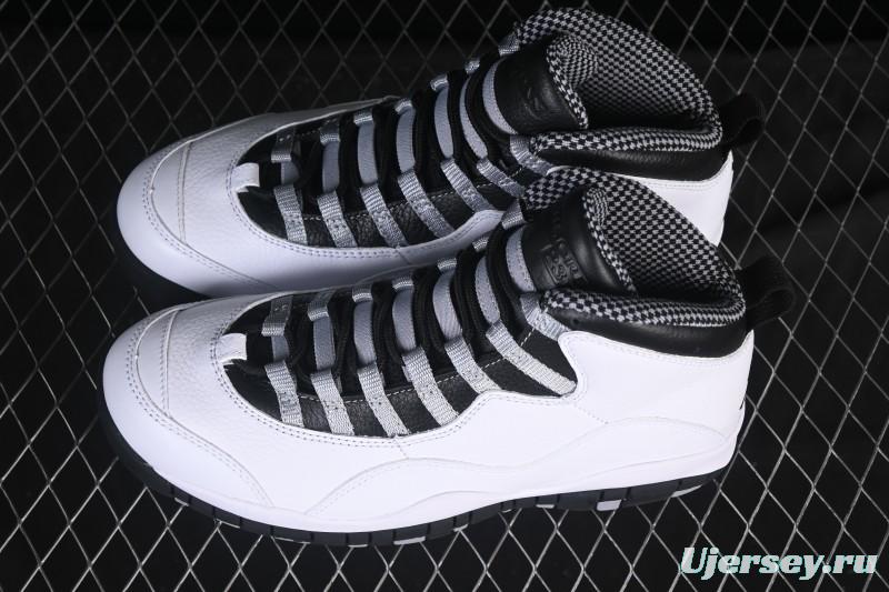 Nike Air Jordan 10 Retro Light Steel Grey Basketball Shoes - HJ6779-104