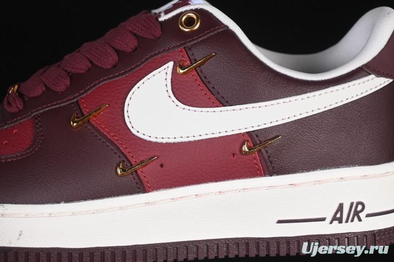 Nike Air Force 1'07 Low Casual Sneakers with Full-Length Air Cushion - IR0485-611