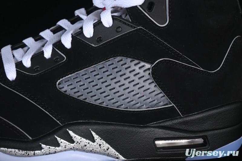 Nike Air Jordan 5 Black Metallic Reimagined Retro Basketball Shoes - HF3975-001