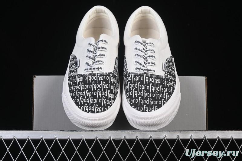 Vans Era 44 Low-Top Casual Skate Shoes with All-Over Logo Print - VN0A3MQ5PZP1