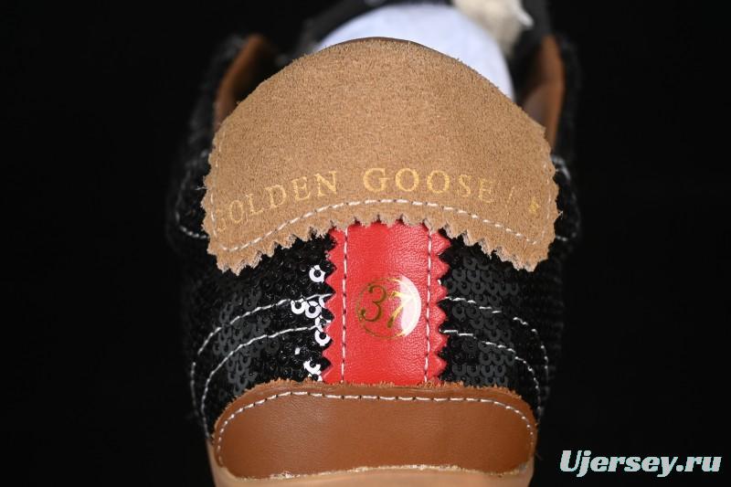 Golden Goose True Star Distressed Leather Sneakers - GGDB