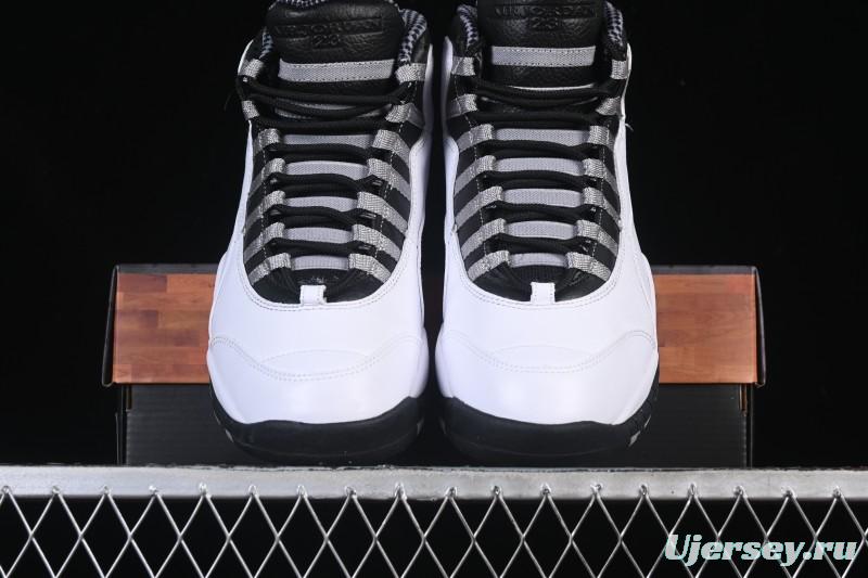 Nike Air Jordan 10 Retro Light Steel Grey Basketball Shoes - HJ6779-104