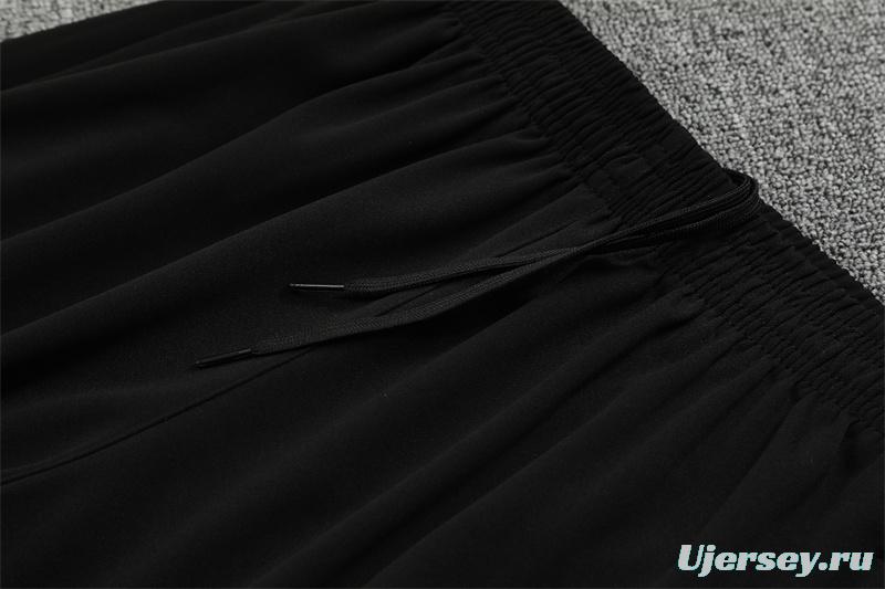 25/26 Feyenoord Red Black Camouflage Half Zipper Jacket+Long Pants