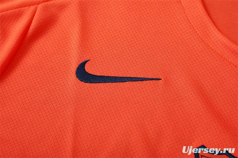 25/26 Barcelona Orange T90 Short Sleeve Jersey+Shorts