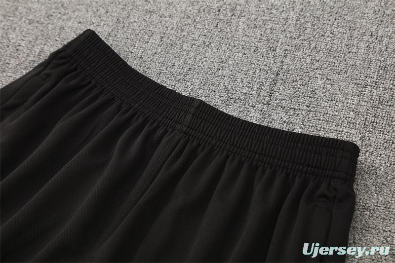 25/26 PSG Black T90 with XS Short Sleeve+Soccer Shorts