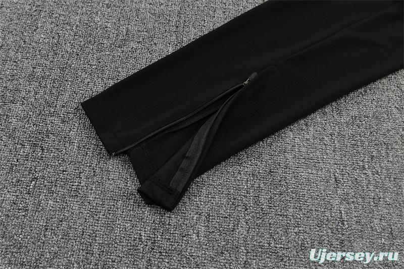 25/26 AC Milan Red Camouflage Half Zipper Jacket+Long Pants