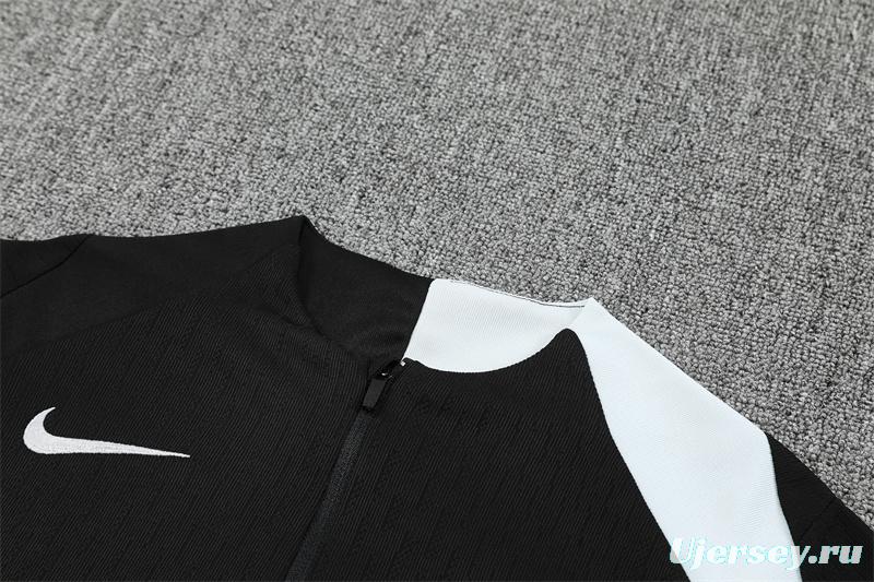 Player Version 25/26 Chelsea Black T90 Half Zipper Jacket+Long Pants