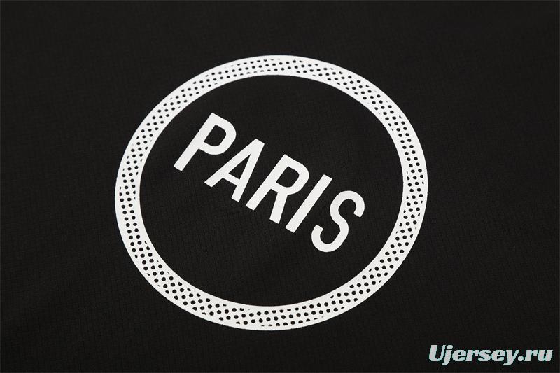 25/26 PSG Black T90 with XS Short Sleeve+Soccer Shorts