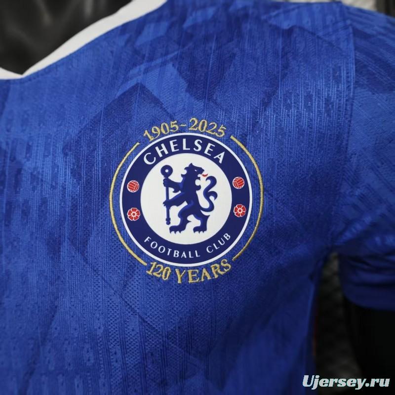 Player Version 25/26 Chelsea Blue 120Th Anniversary Jersey