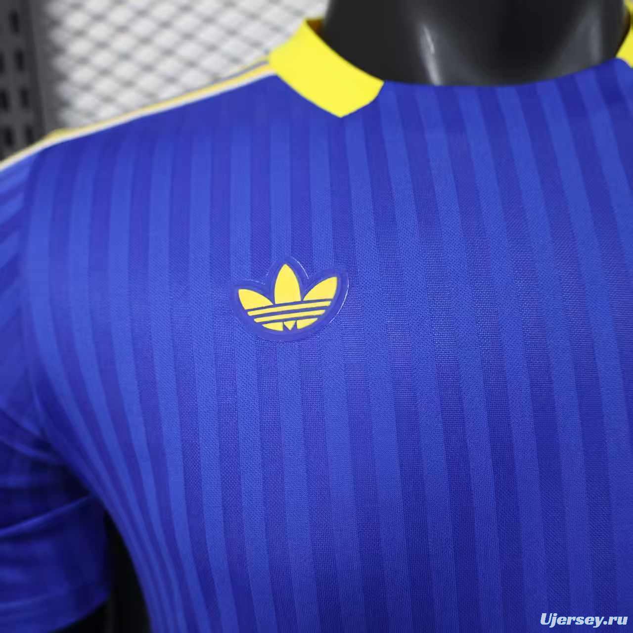 Player Version 25/26 Adidas Boca Juniors Terrace Icons Jersey