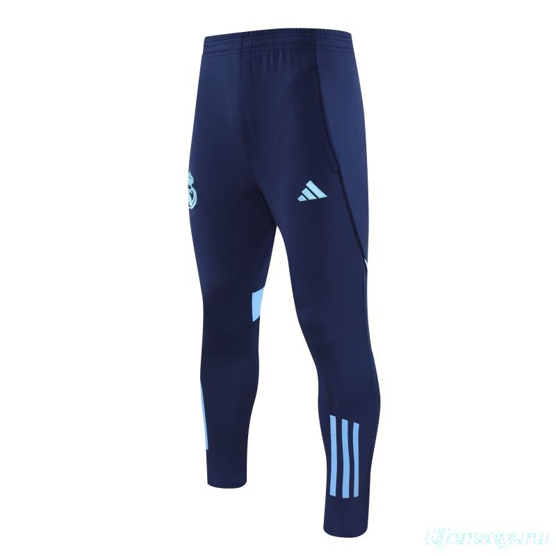25/26 Real Madrid Blue Hoodie +Long Pants